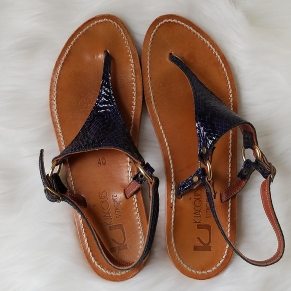 K JACQUES PICON T-STRAP SANDAL SZ.40. Like NEW. - Picture 4 of 8